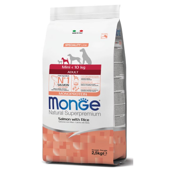 MONGE MINI ERWACHSENER LACHS & REIS