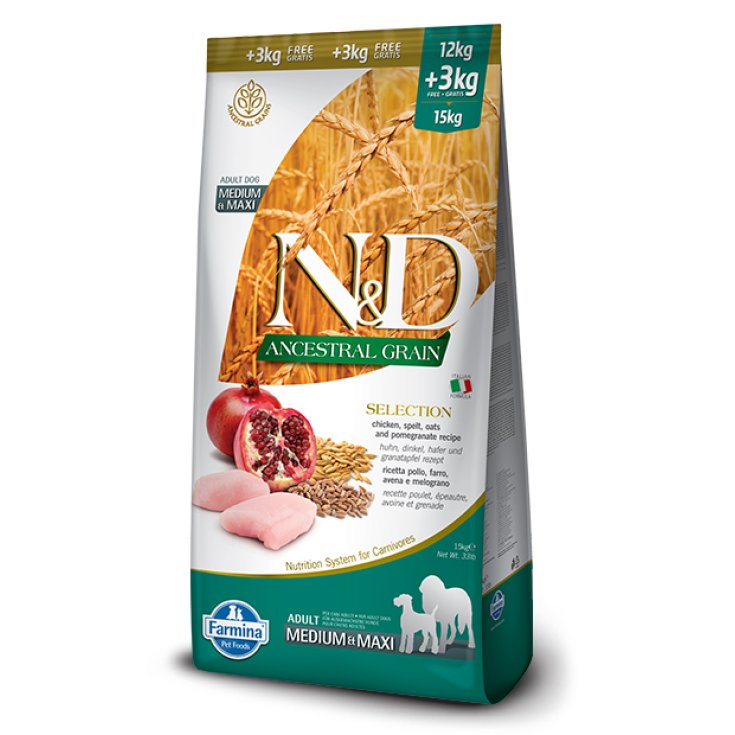 N&D DOG ANCEST SEL CH POM15KG