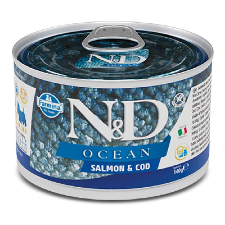 N&D DOG OZEAN LACHS & KABELJAU 140G