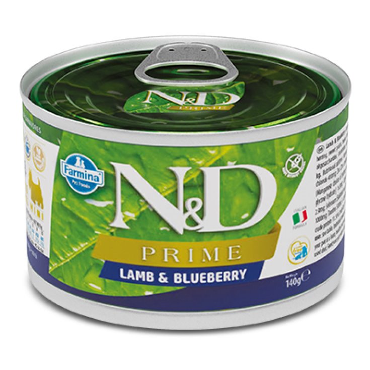 N&D DOG PRIME LAMB&BLUEBER140G