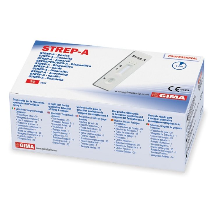 TEST STREP A STREPTOC CASSETTA