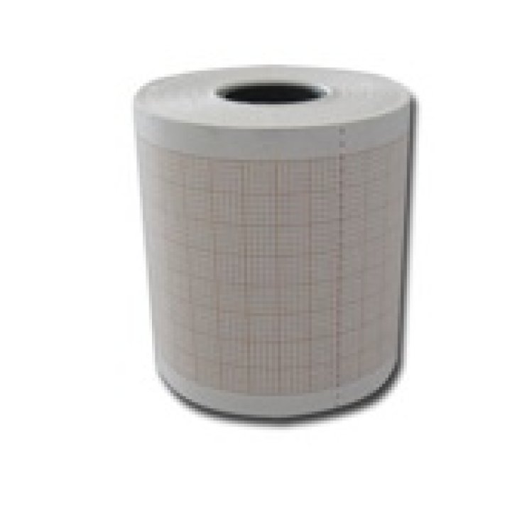CARTA TERM ECG 50X25MM ROT AR