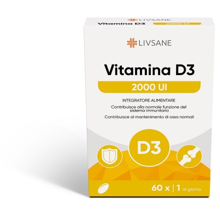 LIVSANE VITAMIN D3 2000 60CPS