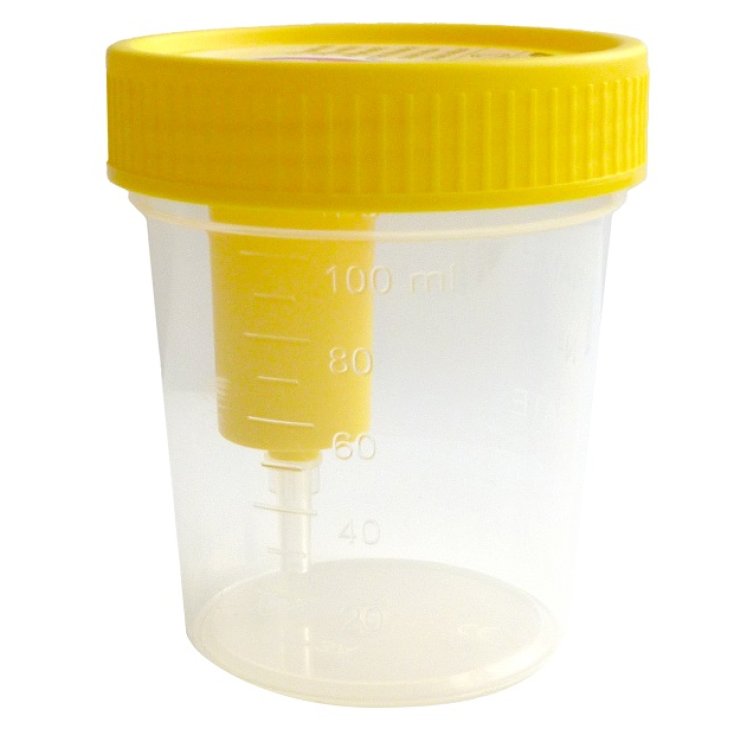 Contenitore Urina con Tappo a Vite e Sistema Vacuum 120ml