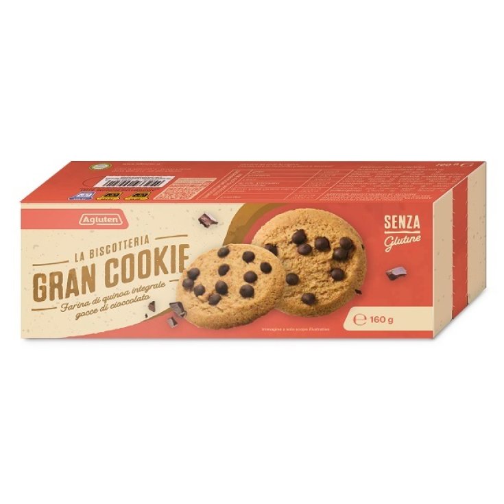 GRAN COOKIE Quinoa e Gocce di Cioccolato Agluten 160g