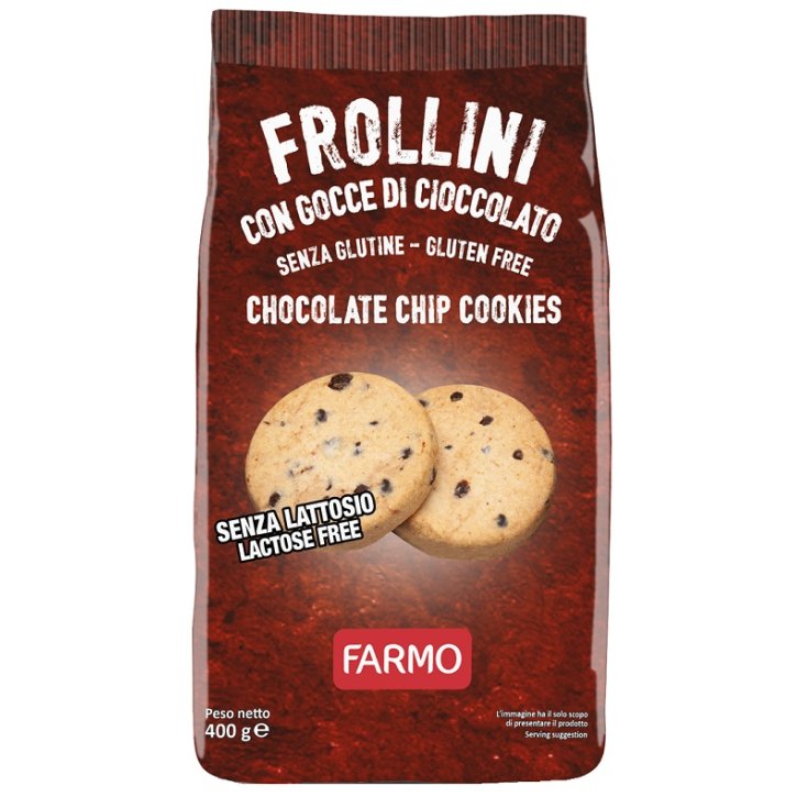 FROLLINI CON GOCCE DI&nbsp;CIOCCOLATO  FARMO  400g