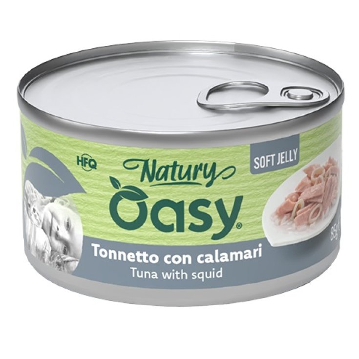 Oasy Natury Soft Jelly Gatto Adulto Tonnetto e Calamari, 85g