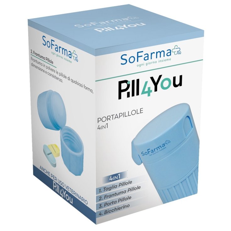 Sofarmapiu' Pill4you Portapillole 4 In 1