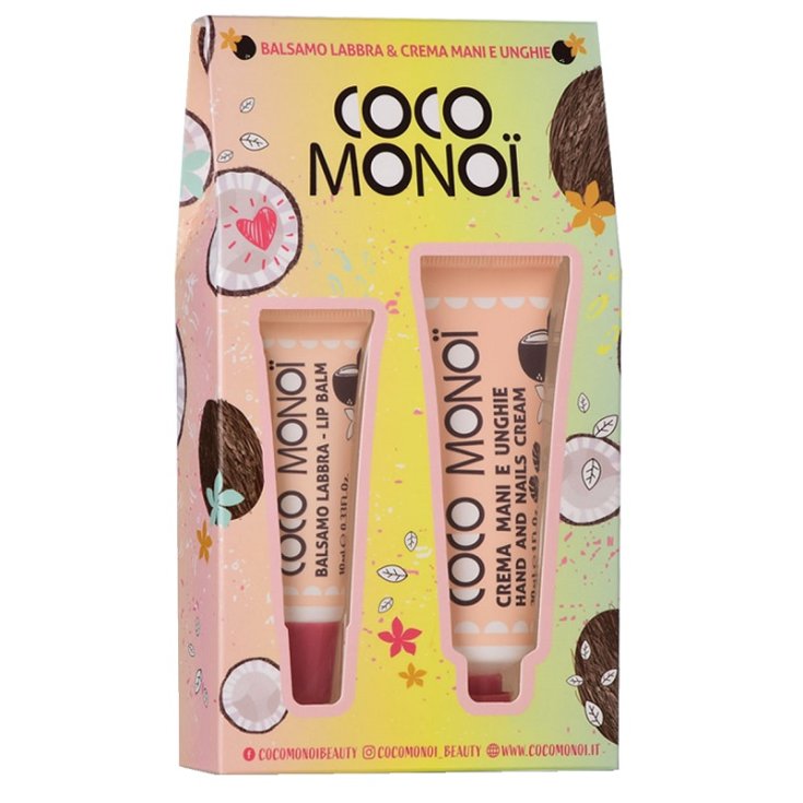 COCO MONOI KIT LIPBALM+HAND CR