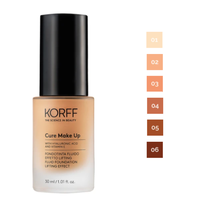 Fluid Foundation Lifting Effekt Kur Make Up KORFF 01 30ml