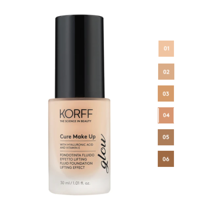 Fluid Foundation Lifting Effect Glow Cure Make Up KORFF 01 30ml