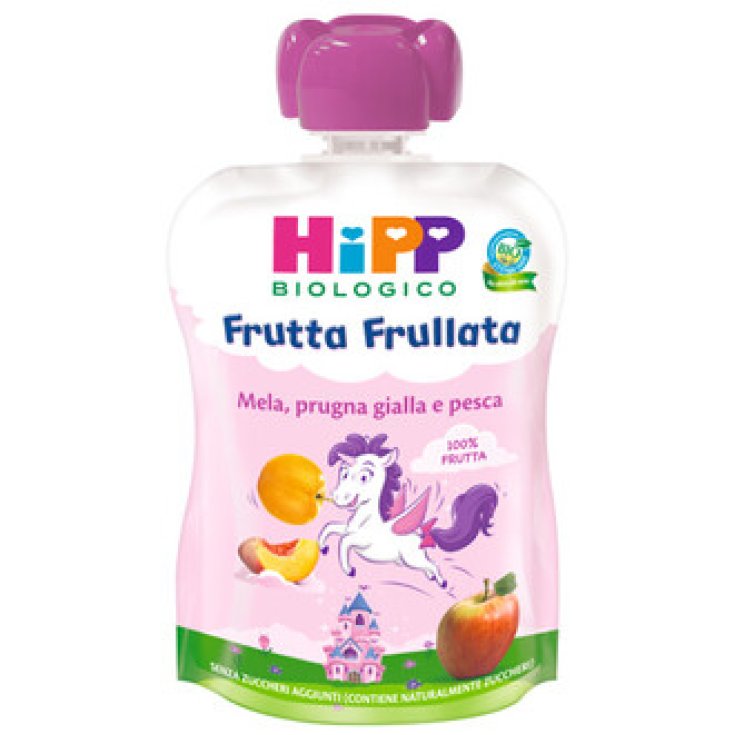 HiPP Bio Frucht-Smoothie Apfel Pflaume Pfirsich 90g