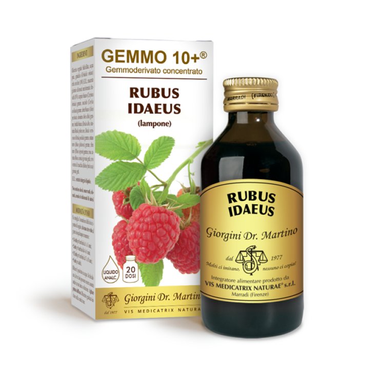 G10 + Alkoholfreie Flüssigkeit Himbeere Dr. Giorgini 100ml