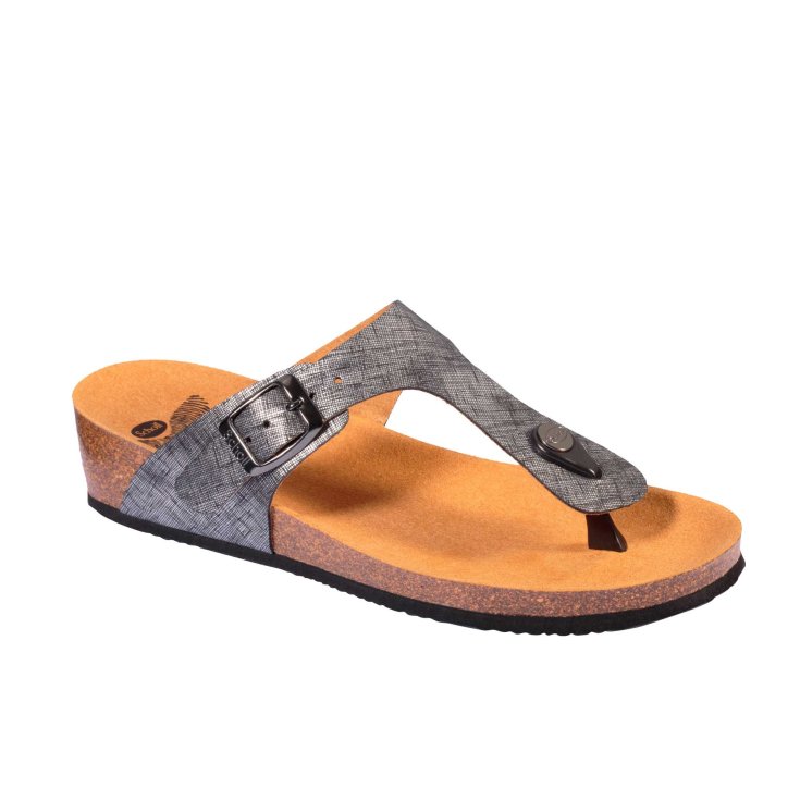 Gandia Scholl® Silver Bioprint® Flip Flops für Damen, Größe 36
