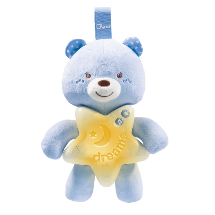 Goodnight Bear Light Blue First Dreams CHICCO 0M+