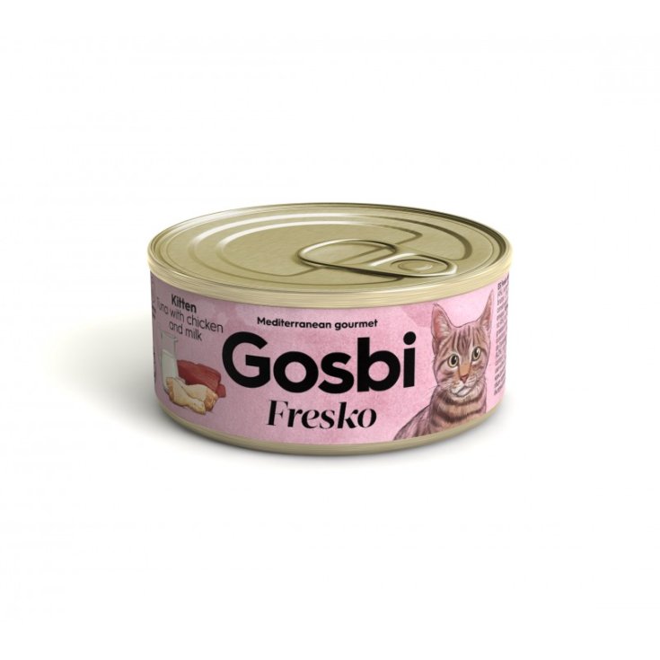Gosbi Fresko Adult Thunfisch mit Huhn und Milch GOSBI PetFood 70g