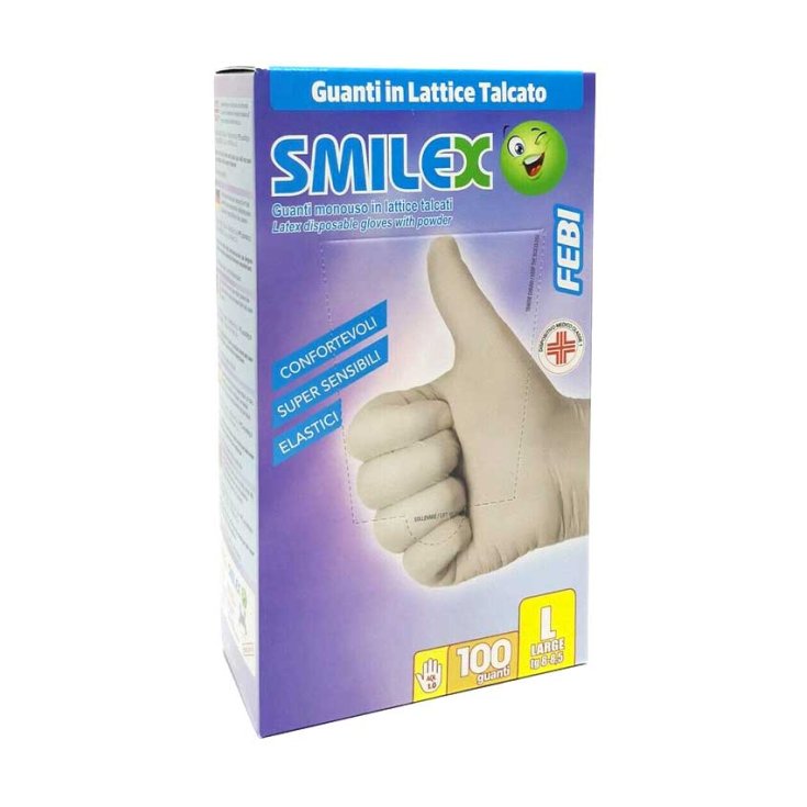 Smilex Febi Latexhandschuhe 100 Stück