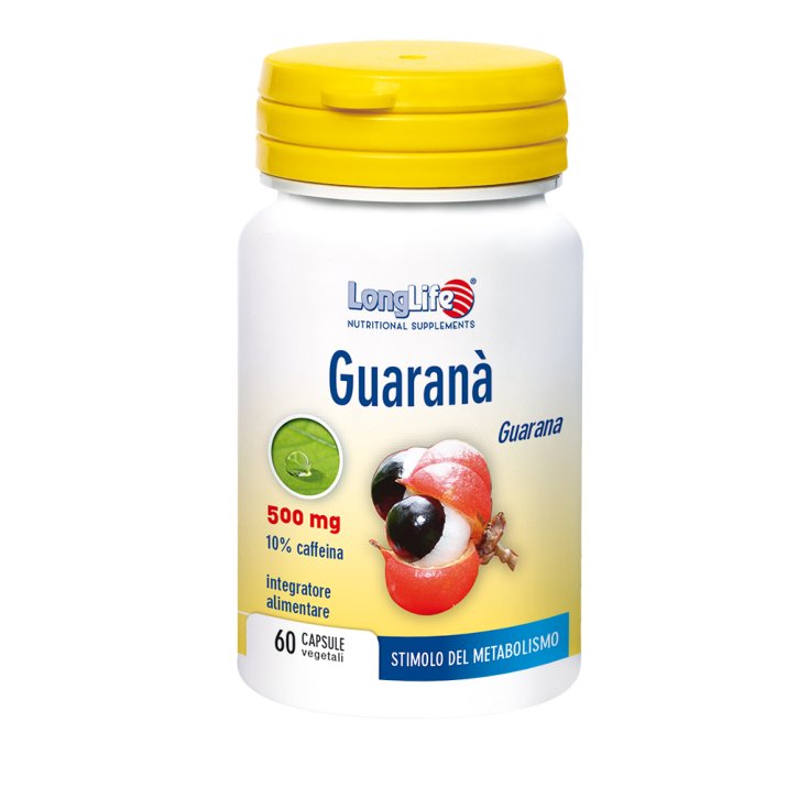 Guarana 500 mg LongLife 60 vegetarische Kapseln