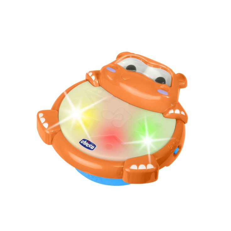 Hippo Tamburine Baby Senses CHICCO 6-36 Monate