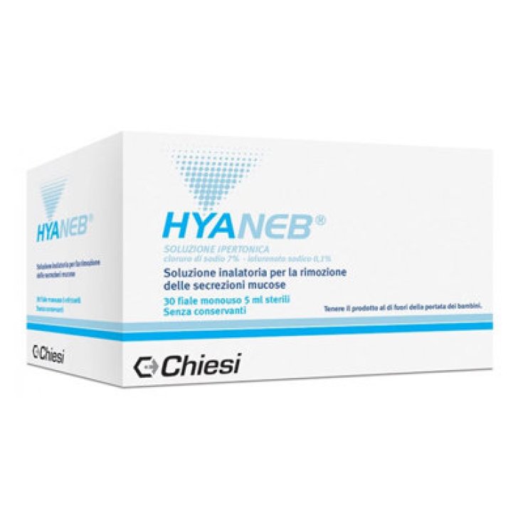 Hyaneb® Chiesi Hypertonische Lösung 30 Fläschchen mit 5 ml