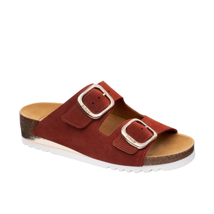 Ilary SS 2 Scholl® Sandale Frau Bioprint® Braun Größe 36