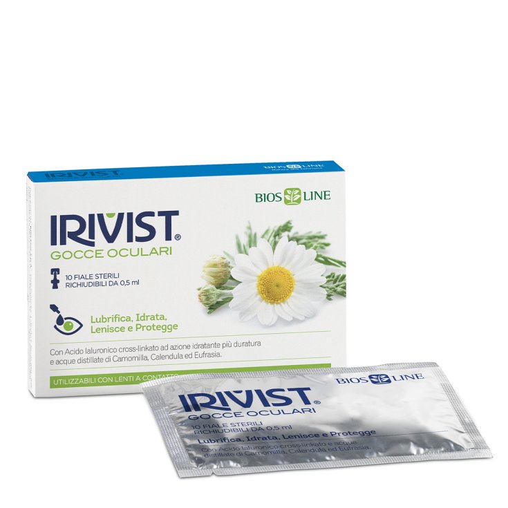 IRIVIST BIOS LINE Augentropfen 10 sterile Fläschchen