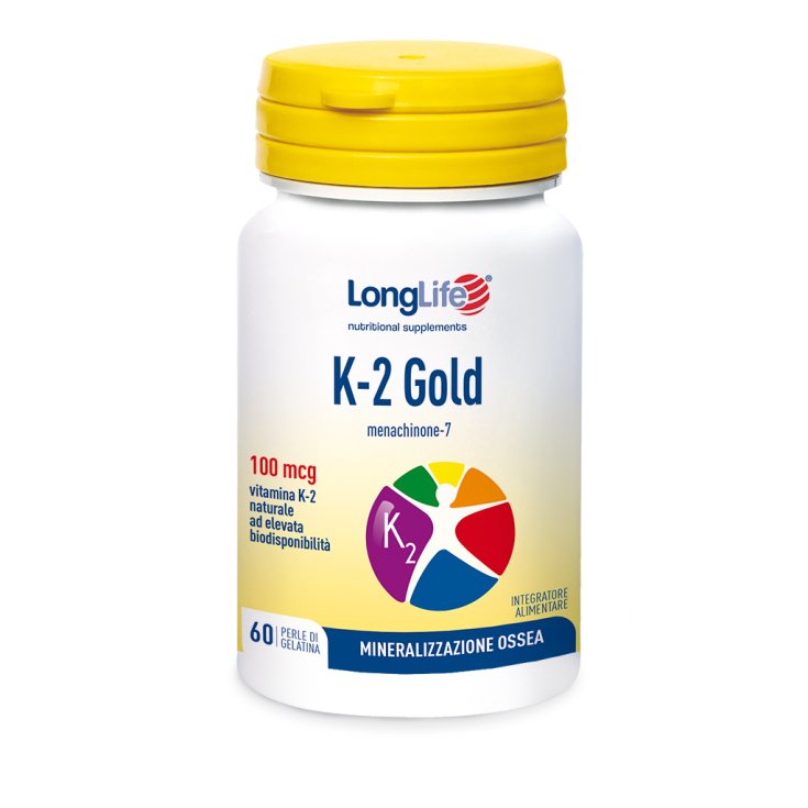 K-2 Gold 100 mcg LongLife 60 Geleeperlen