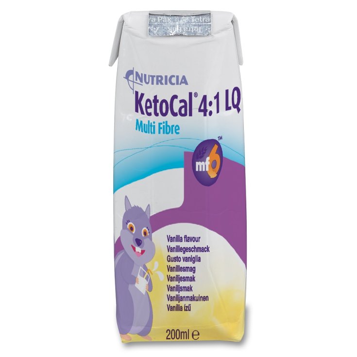 Ketocal 4: 1 Lq Multi Fiber Geschmack Vanilla Nutricia 200ml