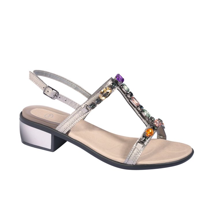 Klio 2.0 Scholl® Damen Gelactiv® Sandale Grau Größe 41