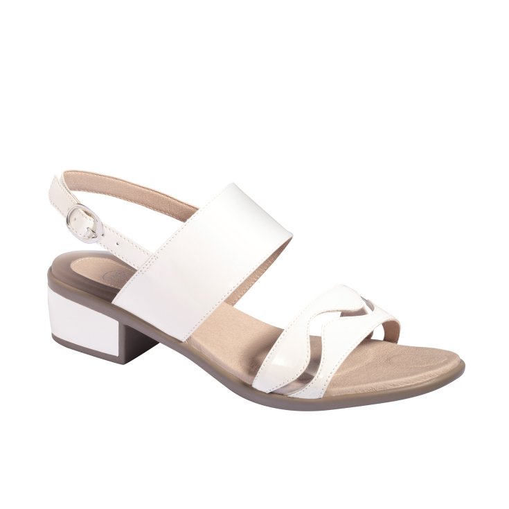Koi Sandale Scholl® Damen Gelactiv® Weiße Sandale Größe 38