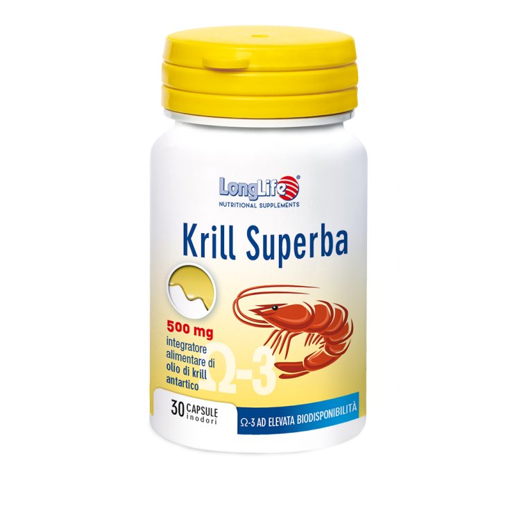 Krill Superba 500mg LongLife 30 Kapseln Geruchlos