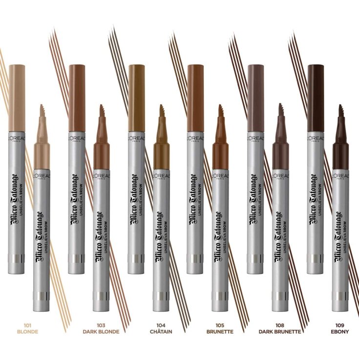 Brow Artist Micro Tattoo 104 Chatain L'OREAL 1 Pinsel