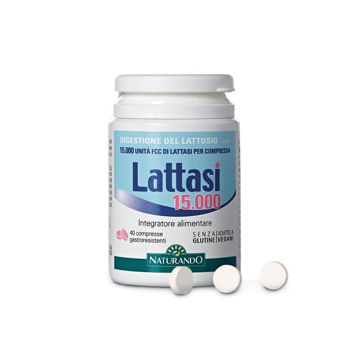 Laktase 15.000 Naturando 40 magensaftresistente Tabletten