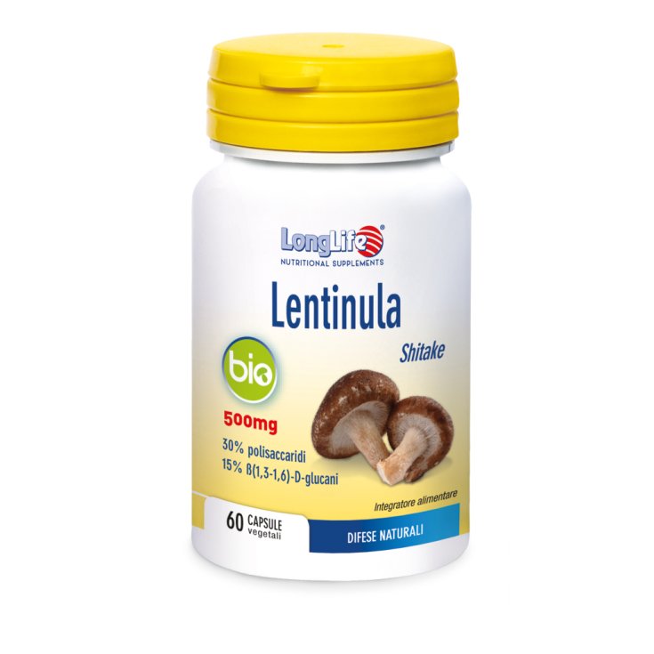 Lentinula Bio 500mg LongLife 60 Vegetarische Kapseln