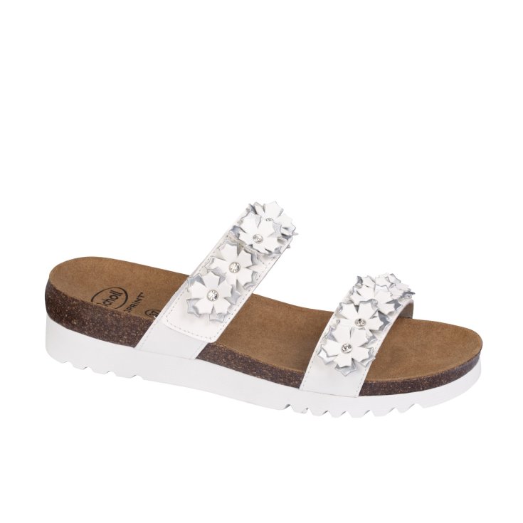 Letizia Scholl® Sandale Damen Bioprint® Weiß Größe 41