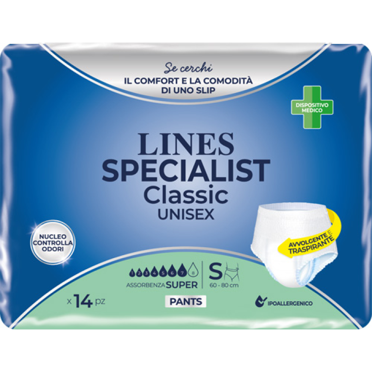 LINES Specialist Classic Hose SUPER Größe S 14 Stück