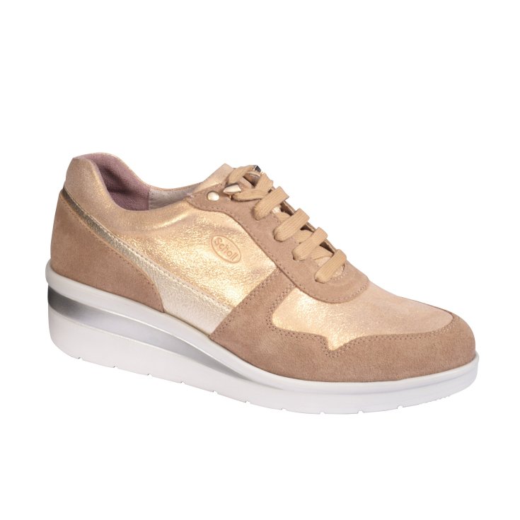 Lory Summer Scholl® Damen Gold Memory Cushion® Sneakers Größe 38