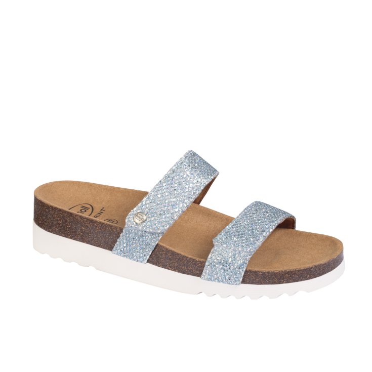 Lusaka Scholl® Sandale Damen Bioprint® Hellblau Größe 41