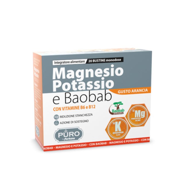 MAGNESIUMKALIUM UND REINER BAOBAB Von Forhans 20 Beutel