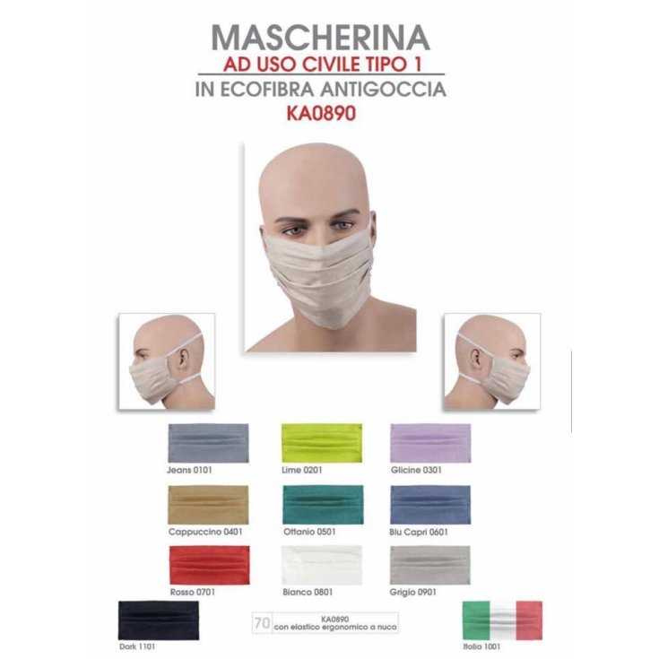 Maske KA0890 Weiße Farbe 1 Stück