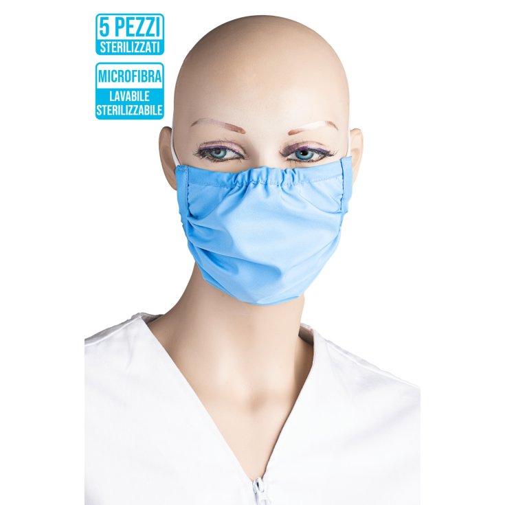 Vektron 8200 Sterilisierbare Mikrofasermasken 5 Stück