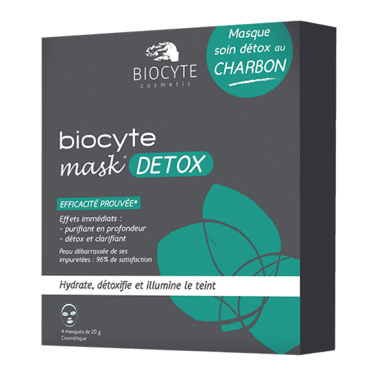 Mask Detox Biocyte 4 Einzeldosis-Beutel mit 20 g