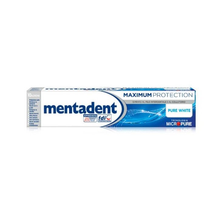 Mentadent Maximum Protection Pure White 75ml