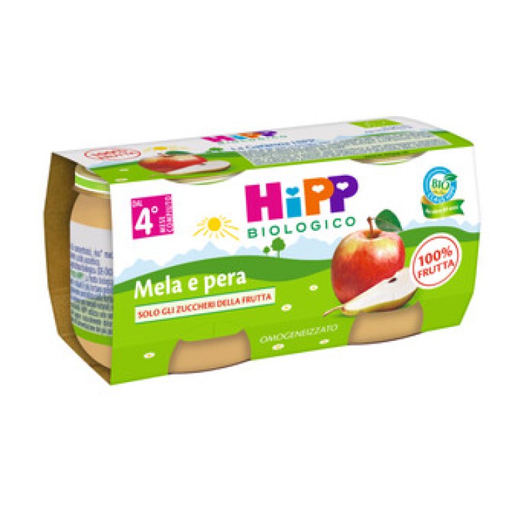 Apfel und Birne HiPP Bio 2X80g
