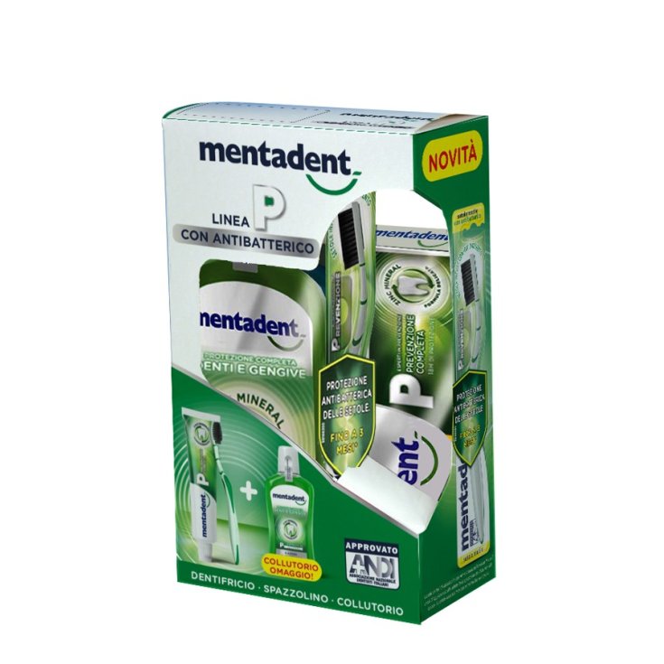 Mentadent P mit antibakteriellem Tripack-Bundle