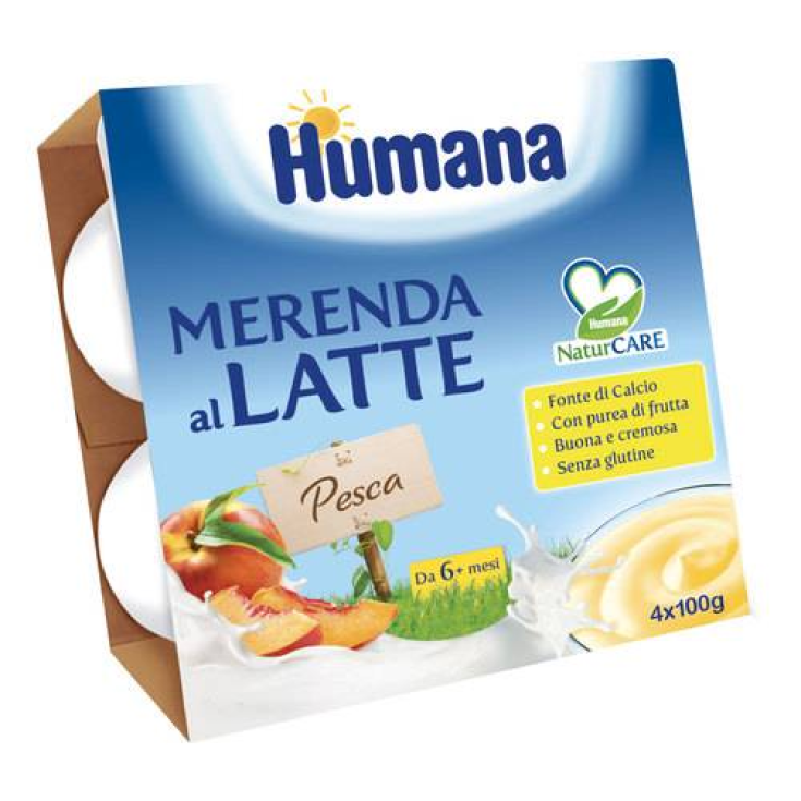 Humana Pfirsichmilch Snack 4x100g