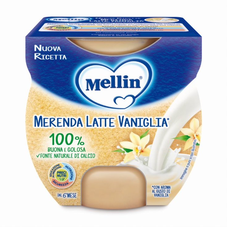 Snack Milch Vanille Mellin 2x100g
