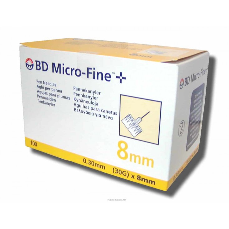 Mikrofeine 8 mm Becton Dickinson 100 Stück
