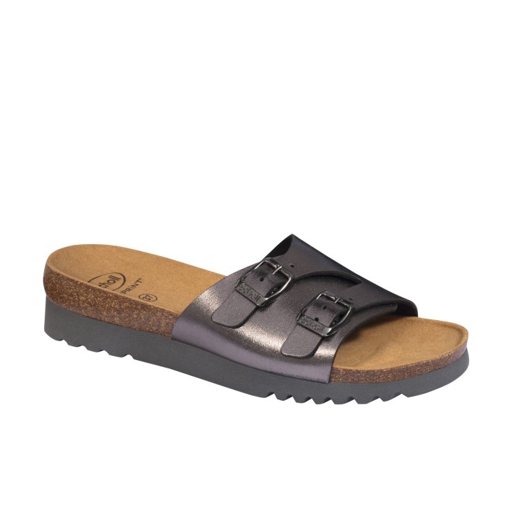 Miki Scholl® Sandale Damen Bioprint® Grau Größe 38