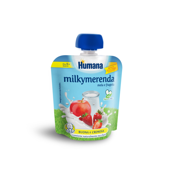 Milkymerenda Apfel-Erdbeere Humana 100g